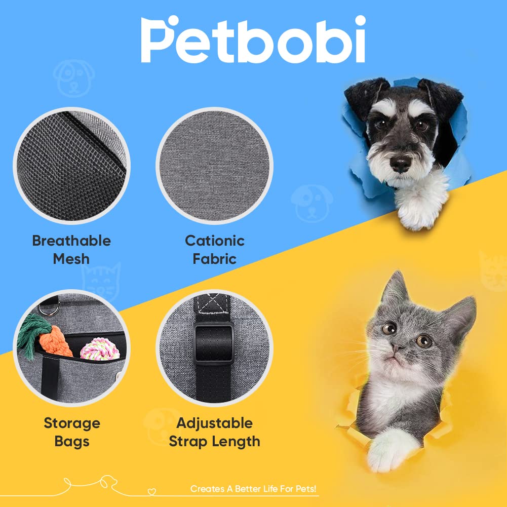 Petbobi Breathable Dog Booster Seat for Travel