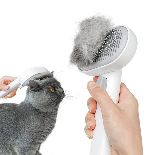 Aumuca Cat Brush for Indoor Cats – Removes Loose Fur